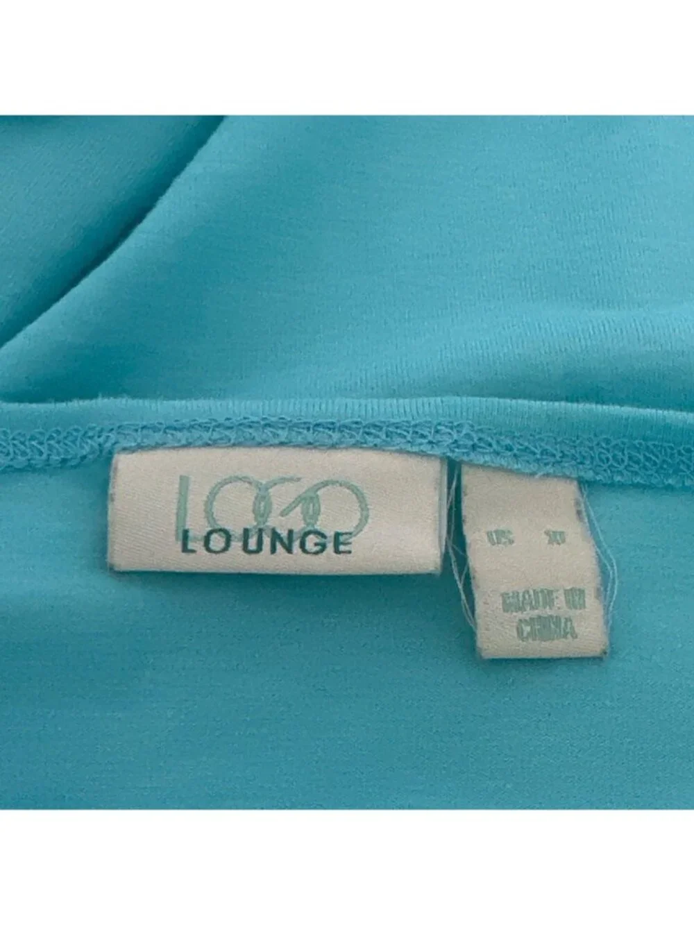 Logo Lounge Turquoise Sleeveless Asymetric Tunic Tank With Pocket US XL - Picture 4 of 13